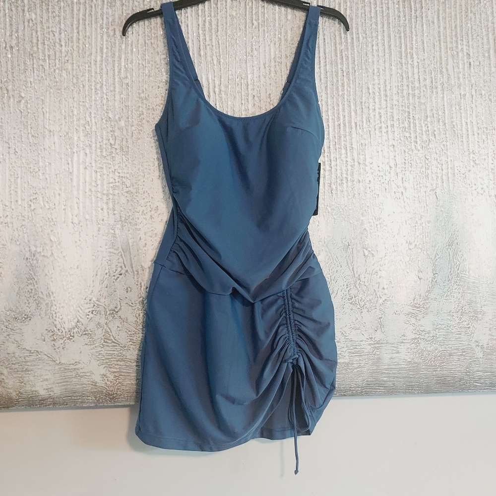 BMJL Tummy Control Slimming One Piece Swim Dress Sz-M - Picture 1 of 13